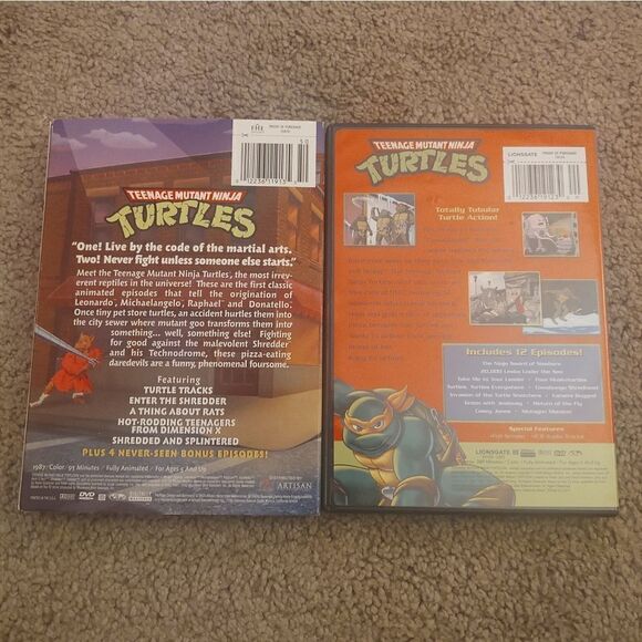 Original TMNT Cartoon DVD Lot, PRE-OWNED - Picture 4 of 4